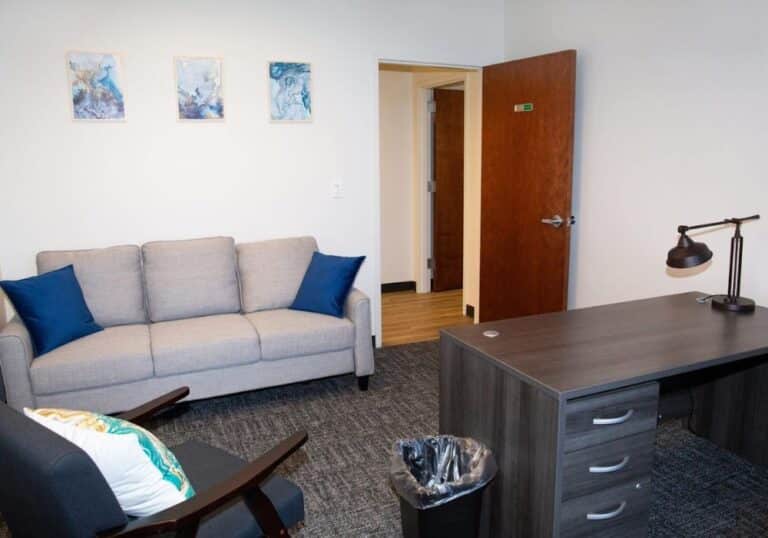 PVOP North Charlotte - Office interior individual therapy room