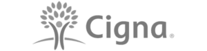 Cigna Insurance logo - grey