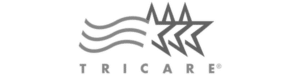 Tricare logo -grey